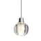 Besa Lighting Boca 3 Cord Pendant, Clear, Satin Nickel Finish, 1x3W LED 1XT-BOCA3CL-LED-SN - alternate 1